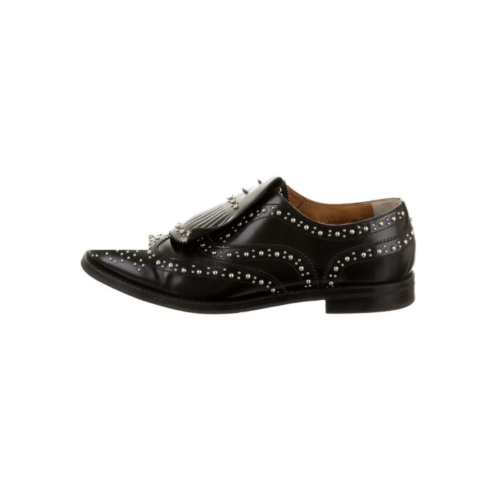 CHURCH'S Women's Burwood Studded Oxfords with RARE Kiltie Accent - WORN ONCE WOT